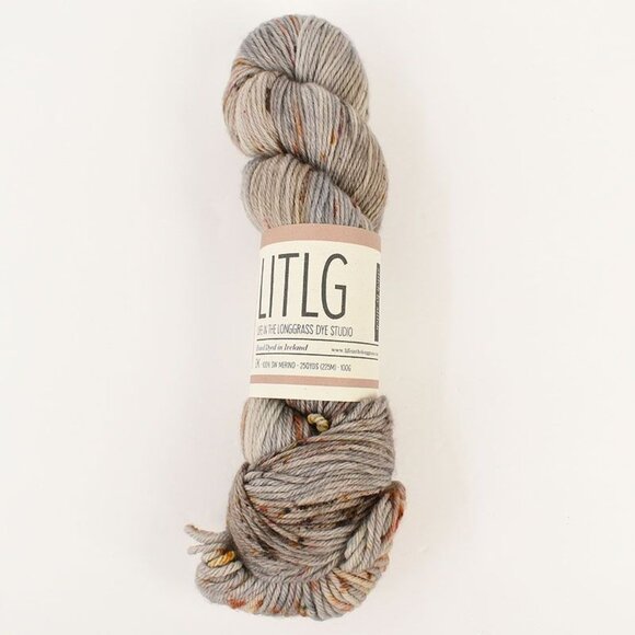 Life In The Longgrass DK Yarn SW Merino Hand Dyed In Ireland Pewter Colorway - Picture 1 of 4